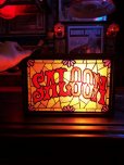画像10: Vintage Saloon Lighted Stained Glass Bar Sign (T160)
