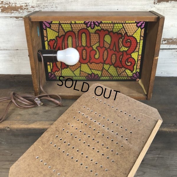 画像5: Vintage Saloon Lighted Stained Glass Bar Sign (T160)