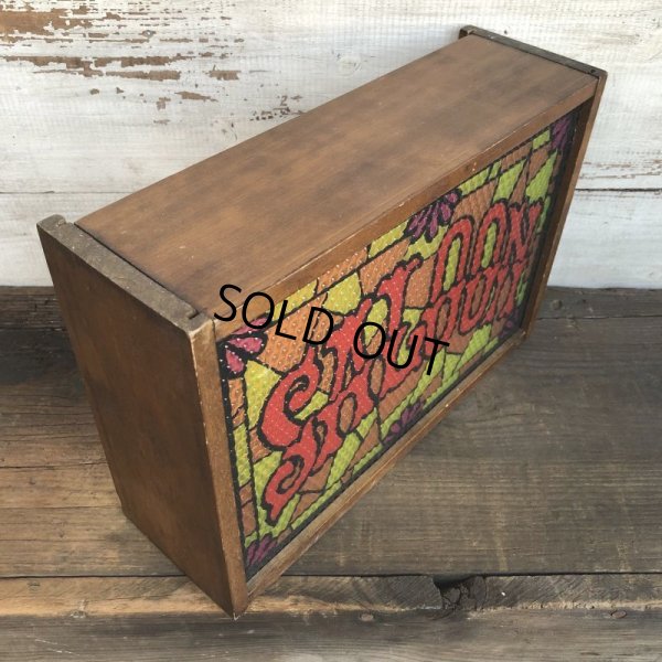 画像6: Vintage Saloon Lighted Stained Glass Bar Sign (T160)