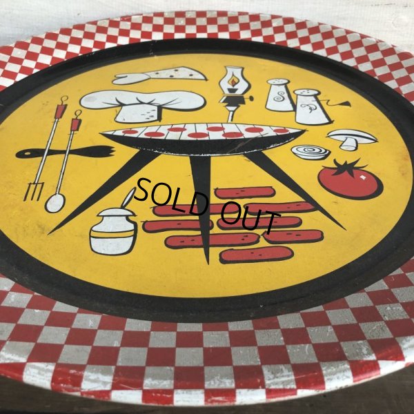 画像4: Vintage BBQ Tin Tray (T167)