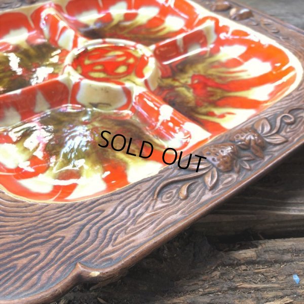 画像2: Vintage Mid-century TREASURE CRAFT Fruit Plate (T165)