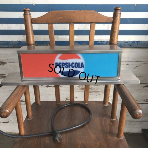 画像3: Vintage Pepsi Fountain Machine Topper Light Sign (T171)