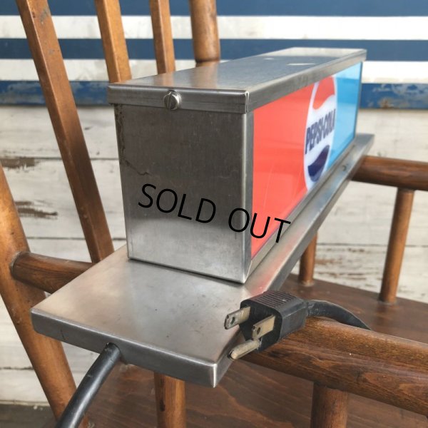 画像4: Vintage Pepsi Fountain Machine Topper Light Sign (T171)