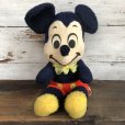 画像1: Vintage Disney Mickey Mouse Plush Doll 35cm (T172) (1)