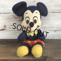 Vintage Disney Mickey Mouse Plush Doll 35cm (T172)