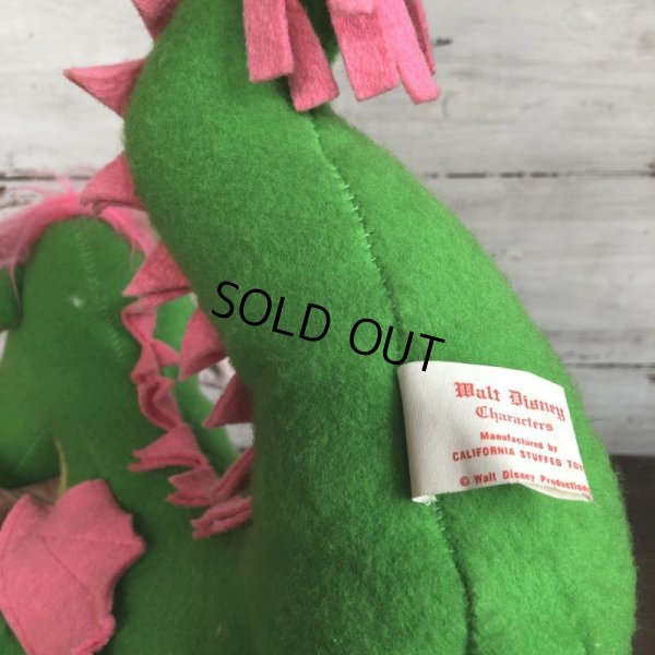 画像9: 70s Vintage Disney Elliot Dragon Plush Doll (T179) 