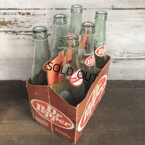 画像3: Vintage Dr Pepper 6 Bottle Pac Set (T186) 