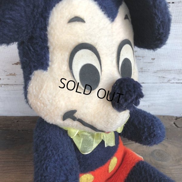 画像5: Vintage Disney Mickey Mouse Plush Doll 35cm (T172)