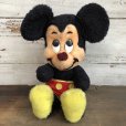 画像1: Vintage Disney Mickey Mouse Plush Doll 29cm (T173) (1)