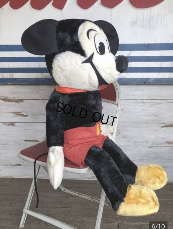 画像7: Vintage Disney Mickey Mouse 95cm Big Doll (J436)