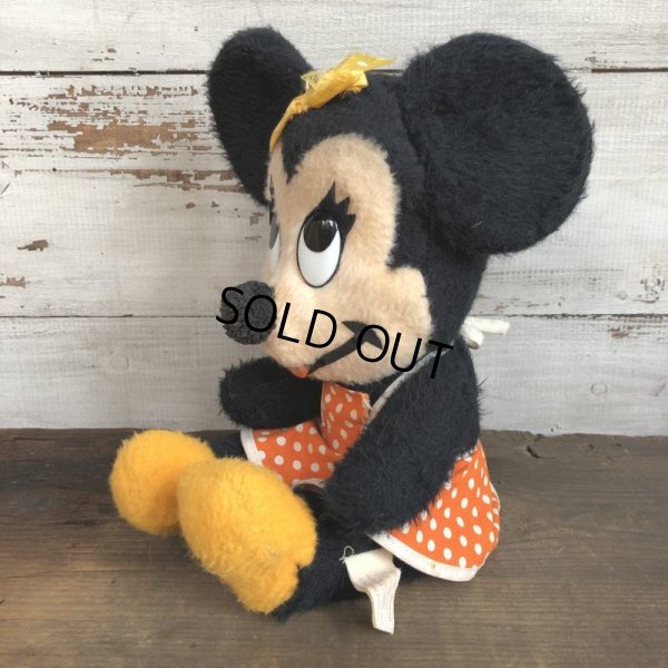 画像2: Vintage Disney Minnie Mouse Plush Doll 28cm (T174)