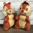 画像1: 70s Vintage Disney Chip & Dale Plush Doll Set (T176)  (1)