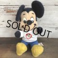 Vintage Disney Mickey Mouse Club Plush Doll 28cm (T175)