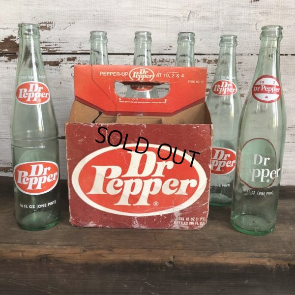 画像5: Vintage Dr Pepper 6 Bottle Pac Set (T186) 