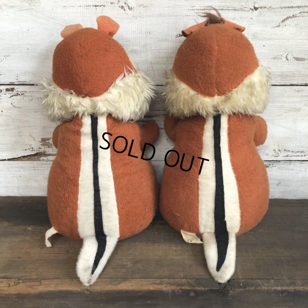 画像3: 70s Vintage Disney Chip & Dale Plush Doll Set (T176) 