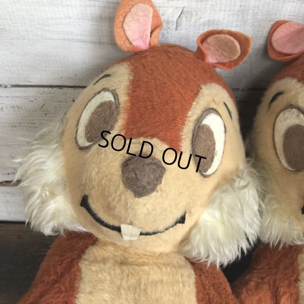 画像7: 70s Vintage Disney Chip & Dale Plush Doll Set (T176) 