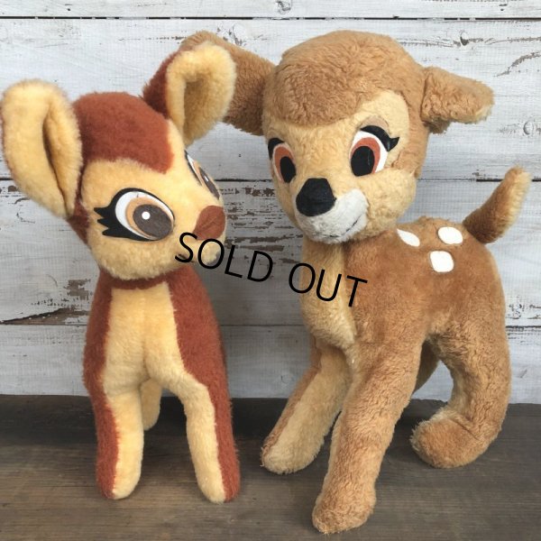 画像8: 70s Vintage Disney Bambi Plush Doll (T178) 