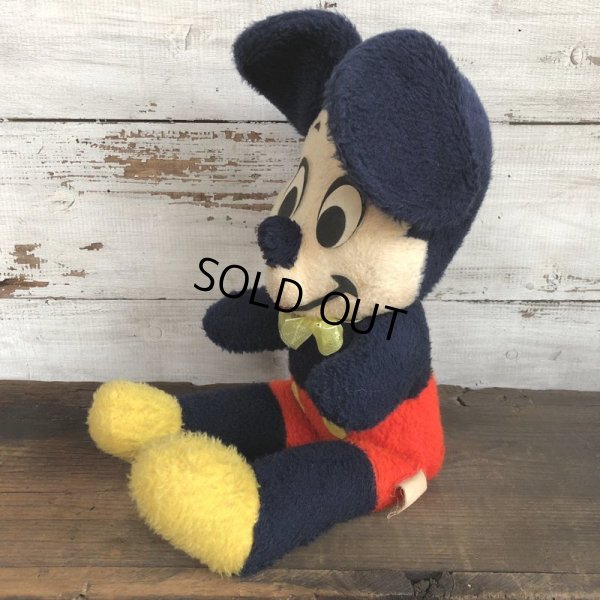 画像2: Vintage Disney Mickey Mouse Plush Doll 35cm (T172)