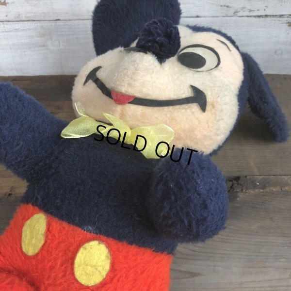 画像8: Vintage Disney Mickey Mouse Plush Doll 35cm (T172)