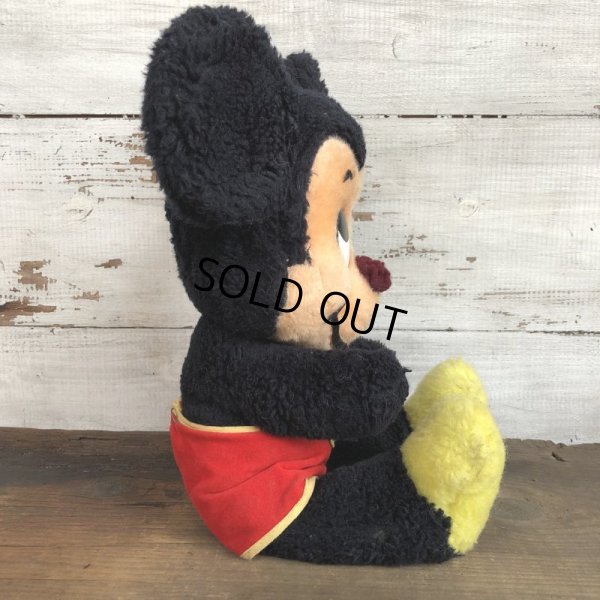 画像4: Vintage Disney Mickey Mouse Plush Doll 29cm (T173)