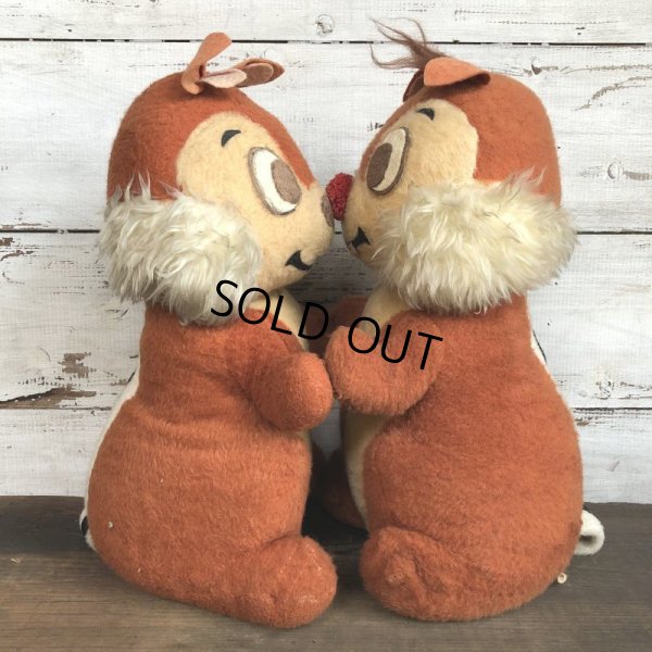 画像2: 70s Vintage Disney Chip & Dale Plush Doll Set (T176) 