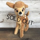 70s Vintage Disney Bambi Plush Doll (T177) 