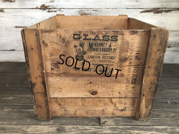 画像3: Vintage McKENNEY&WATERBURY Necco Sweets Wooden Crate Box (T194) 