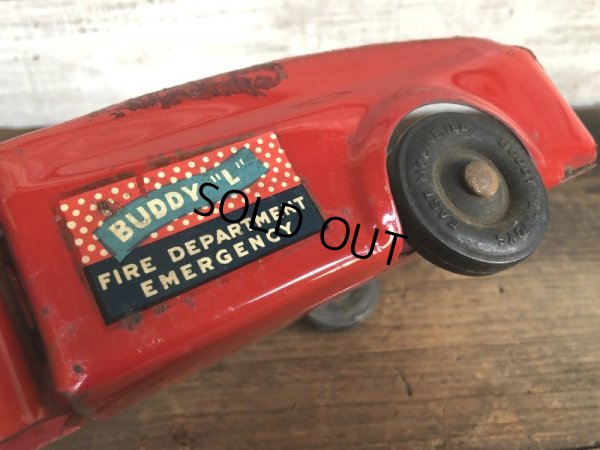 画像9: 40s 50s Vintage Buddy L Toy  Fire Department Emergency (T193) 