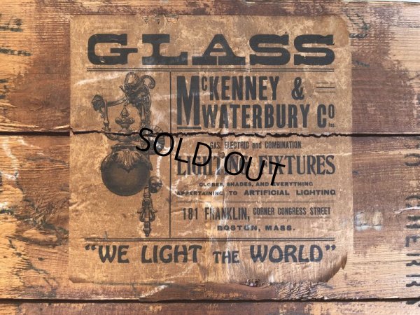 画像10: Vintage McKENNEY&WATERBURY Necco Sweets Wooden Crate Box (T194) 