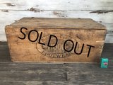 1930s〜40s Vintage Hood Rubber Canvas Footwear Shoes Wooden Crate Box (T197) 