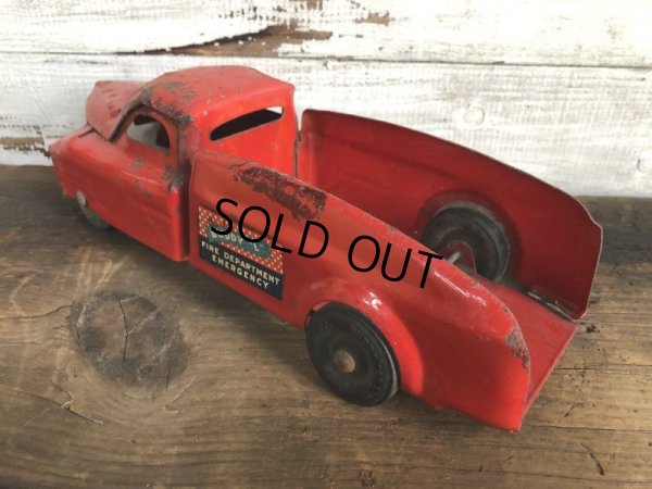 画像8: 40s 50s Vintage Buddy L Toy  Fire Department Emergency (T193) 