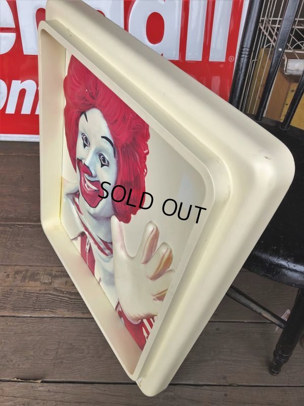 画像5: Vintage Ronald McDonald 3D Wall Sign (S202)