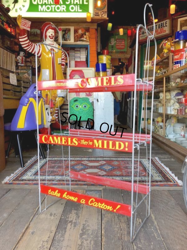 画像2: 50s Vintage CAMEL Cigarette Store Display Wire Rack (T204）