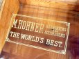 画像10: 1900s Antique Hohner Harmonica Counter Store Display Case (T203）