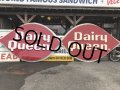 Vintage DAIRY QUEEN Huge Sign (T217)