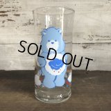 1983 Pizza Hut Vintage Glass Care Bear Grumpy (w468)