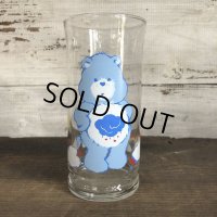 1983 Pizza Hut Vintage Glass Care Bear Grumpy (w468)