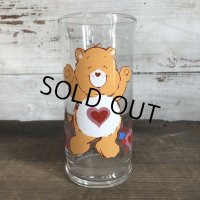 1983 Pizza Hut Vintage Glass Care Bear TenderHeart (w469)