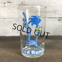 1976 Vintage Glass Looney Tunes Welch's  Road Runner (w458)