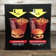 画像8: 1991 Vintage McDonalds Trance Light Sign CHEESEBURGER COMBO (T219)