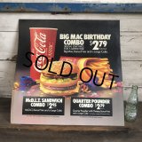 1988 Vintage McDonalds Trance Light Sign BIG MAC BIRTHDAY COMBO (T220)