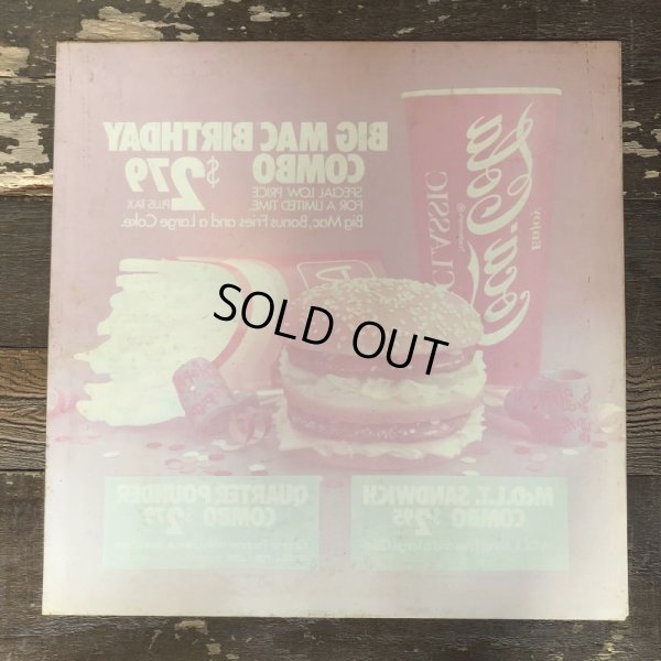 画像6: 1988 Vintage McDonalds Trance Light Sign BIG MAC BIRTHDAY COMBO (T220)