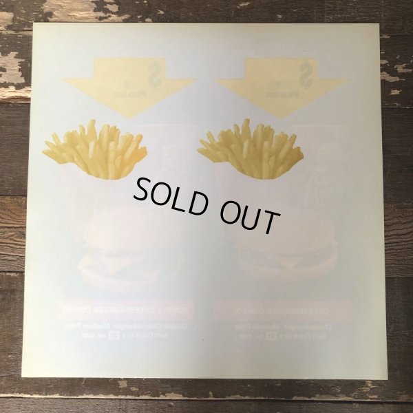 画像7: 1991 Vintage McDonalds Trance Light Sign CHEESEBURGER COMBO (T219)