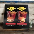 画像1: 1991 Vintage McDonalds Trance Light Sign CHEESEBURGER COMBO (T219) (1)