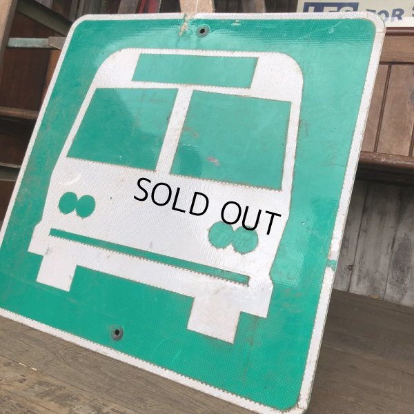 画像4: Vintage Road Sign Bus (T228)