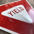 画像6: Vintage Road Sign YIELD (T222)