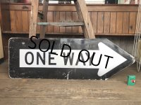 Vintage Road Sign ONE WAY (T227)