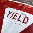 画像8: Vintage Road Sign YIELD (T222)