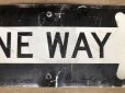 画像7: Vintage Road Sign ONE WAY (T227)