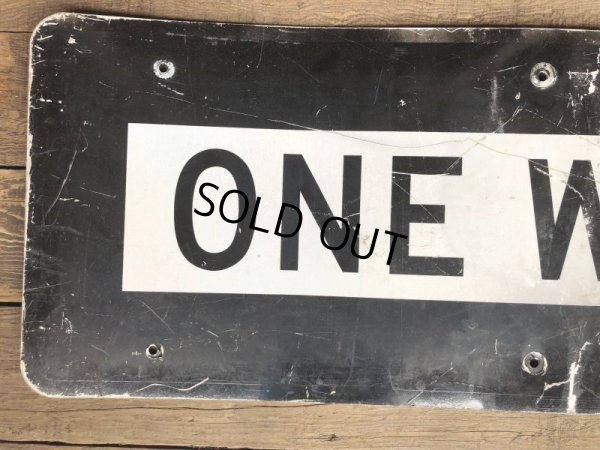 画像6: Vintage Road Sign ONE WAY (T227)